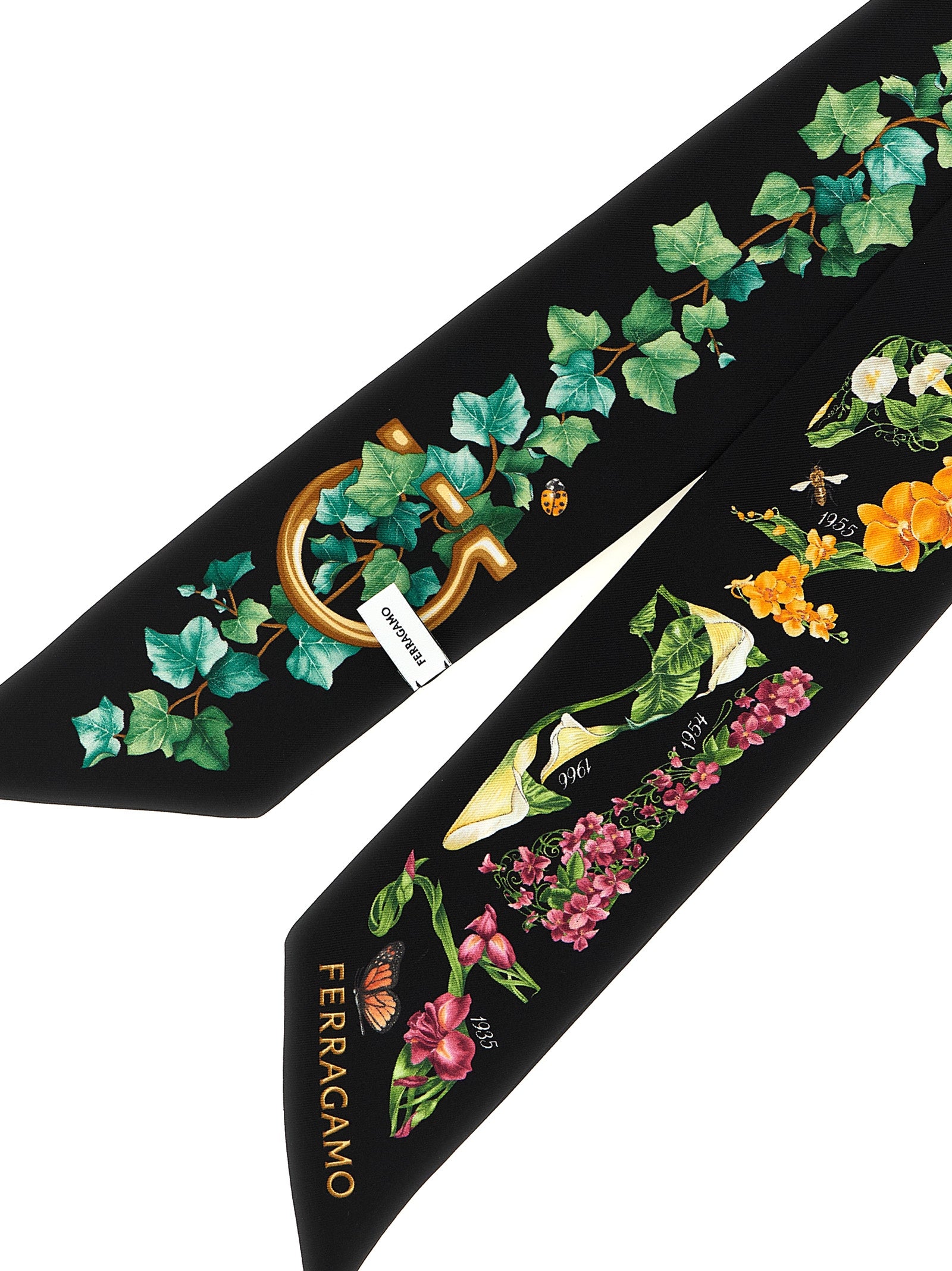 Multicolor Silk Foulard