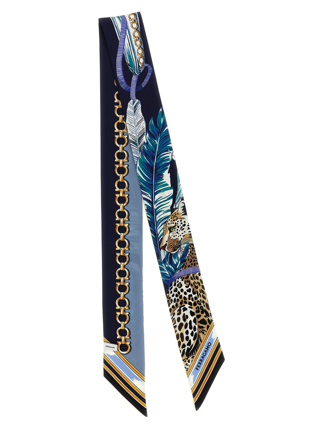 Blue Silk Foulard