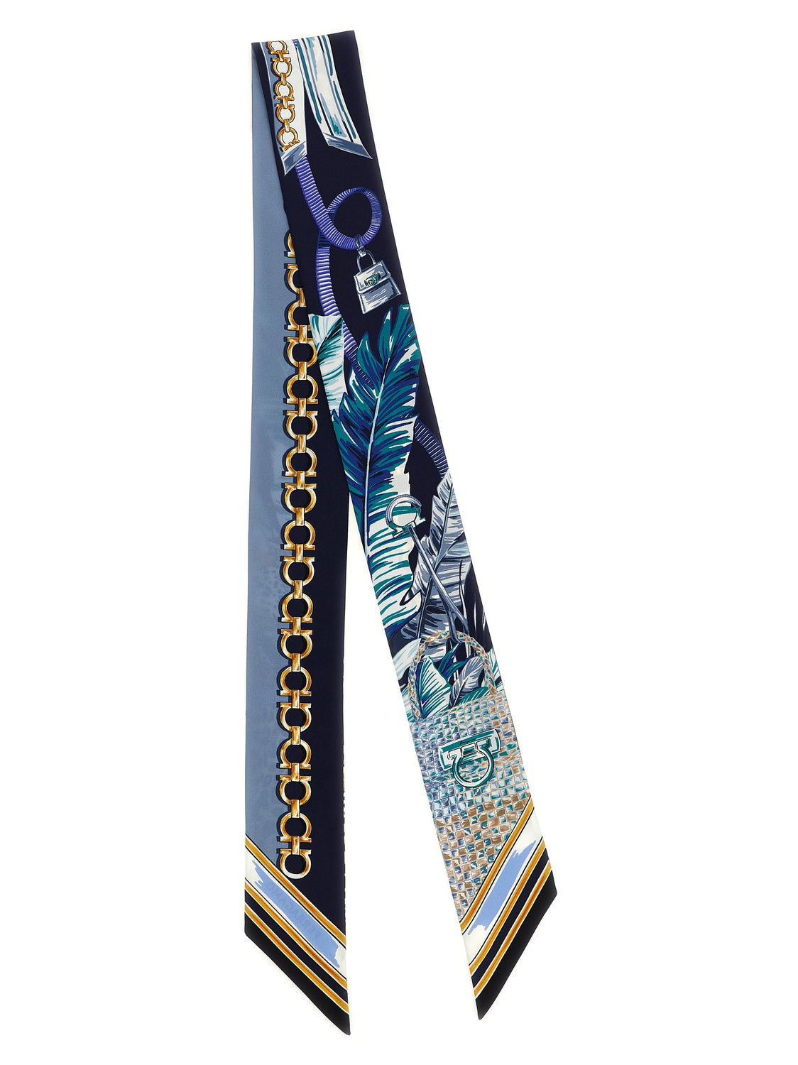 Blue Silk Foulard