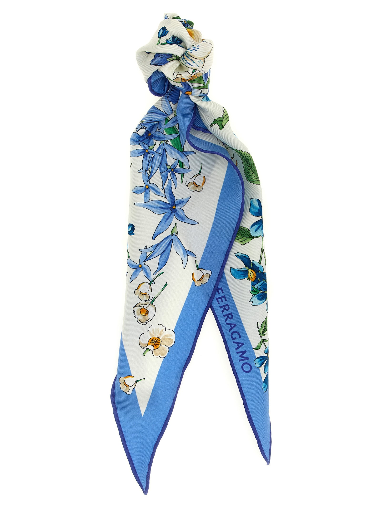 Blue Silk Foulard
