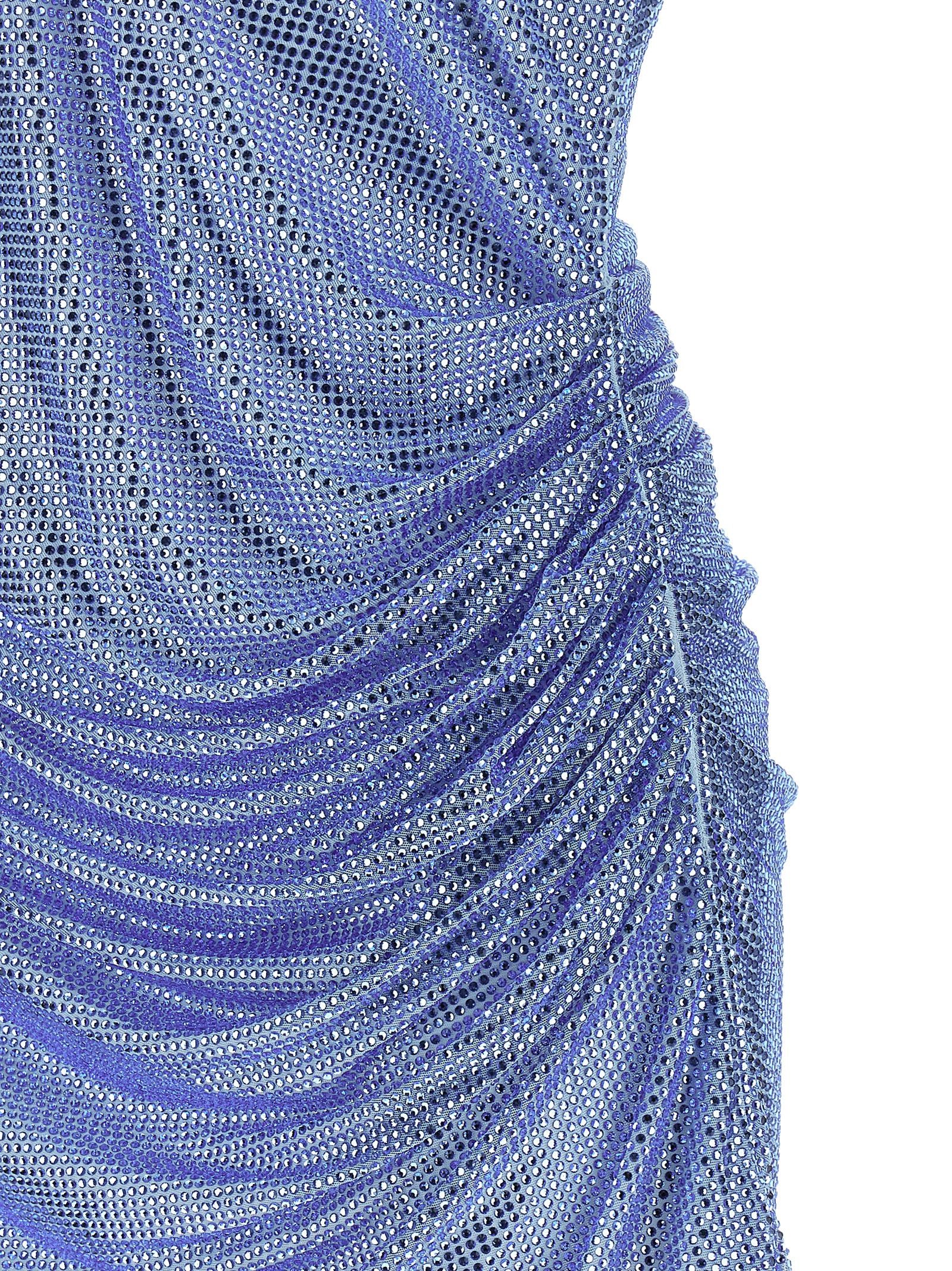 Blue Polyamide Cocktail Dress