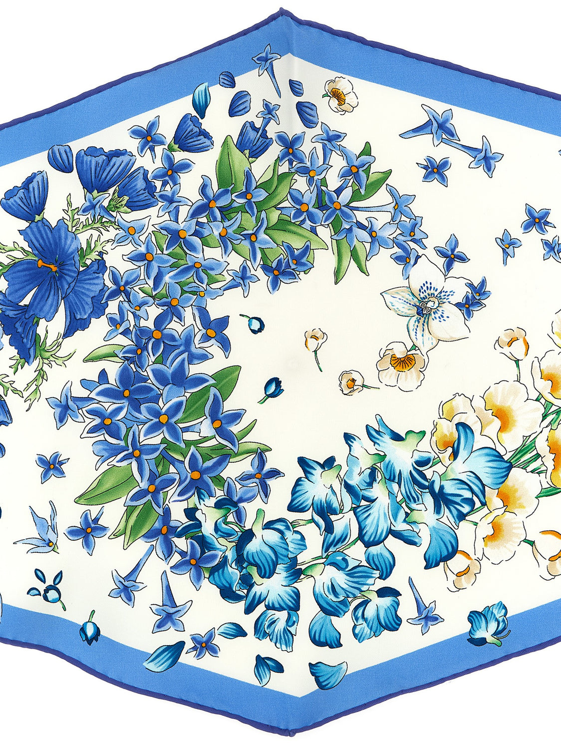Blue Silk Foulard