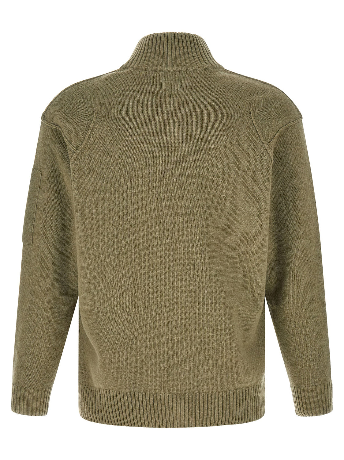 Bicolor Wool Cardigan