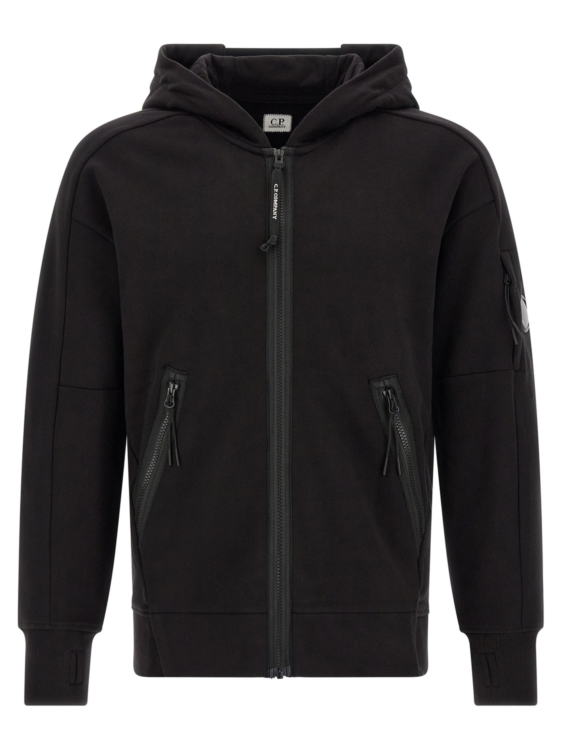 Black Cotton Sweatshirt