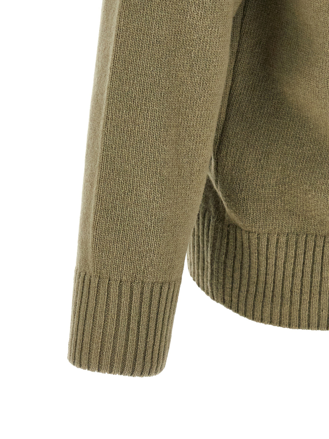Bicolor Wool Cardigan