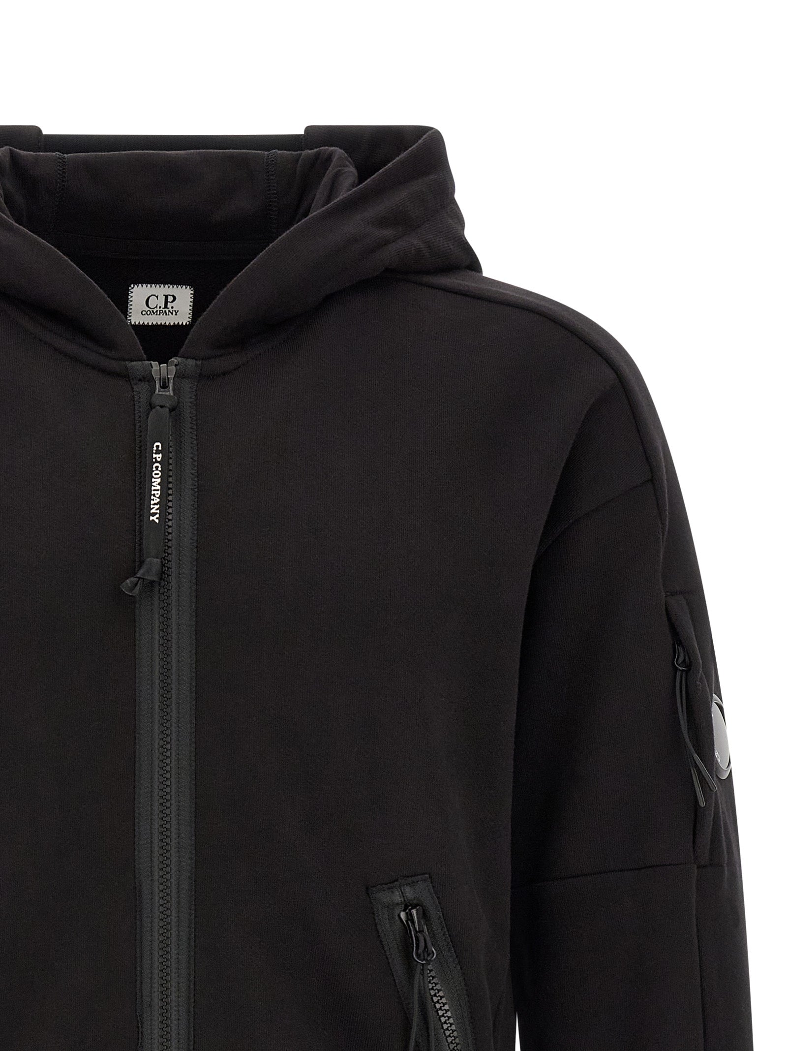 Black Cotton Sweatshirt