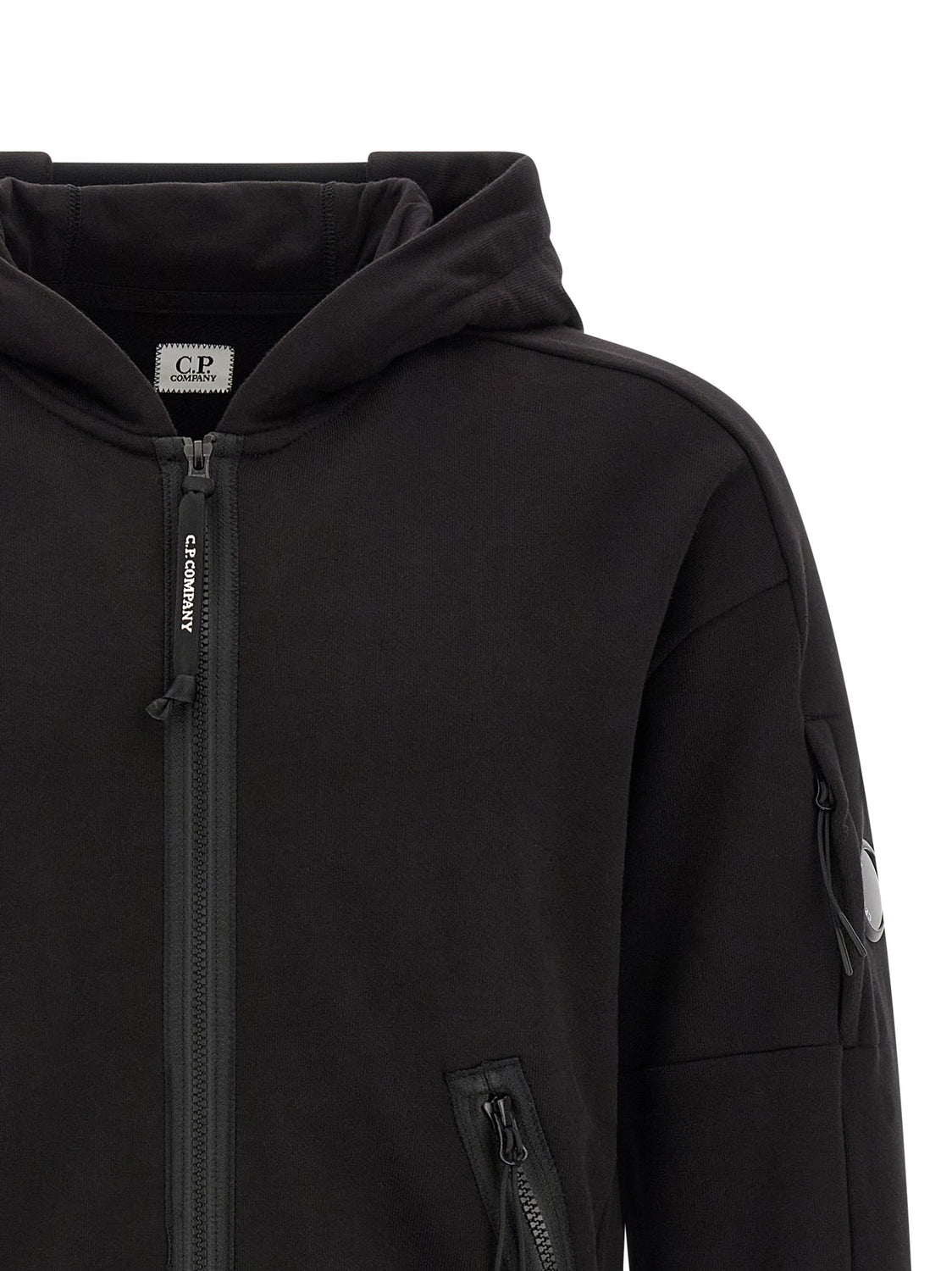 Black Cotton Sweatshirt