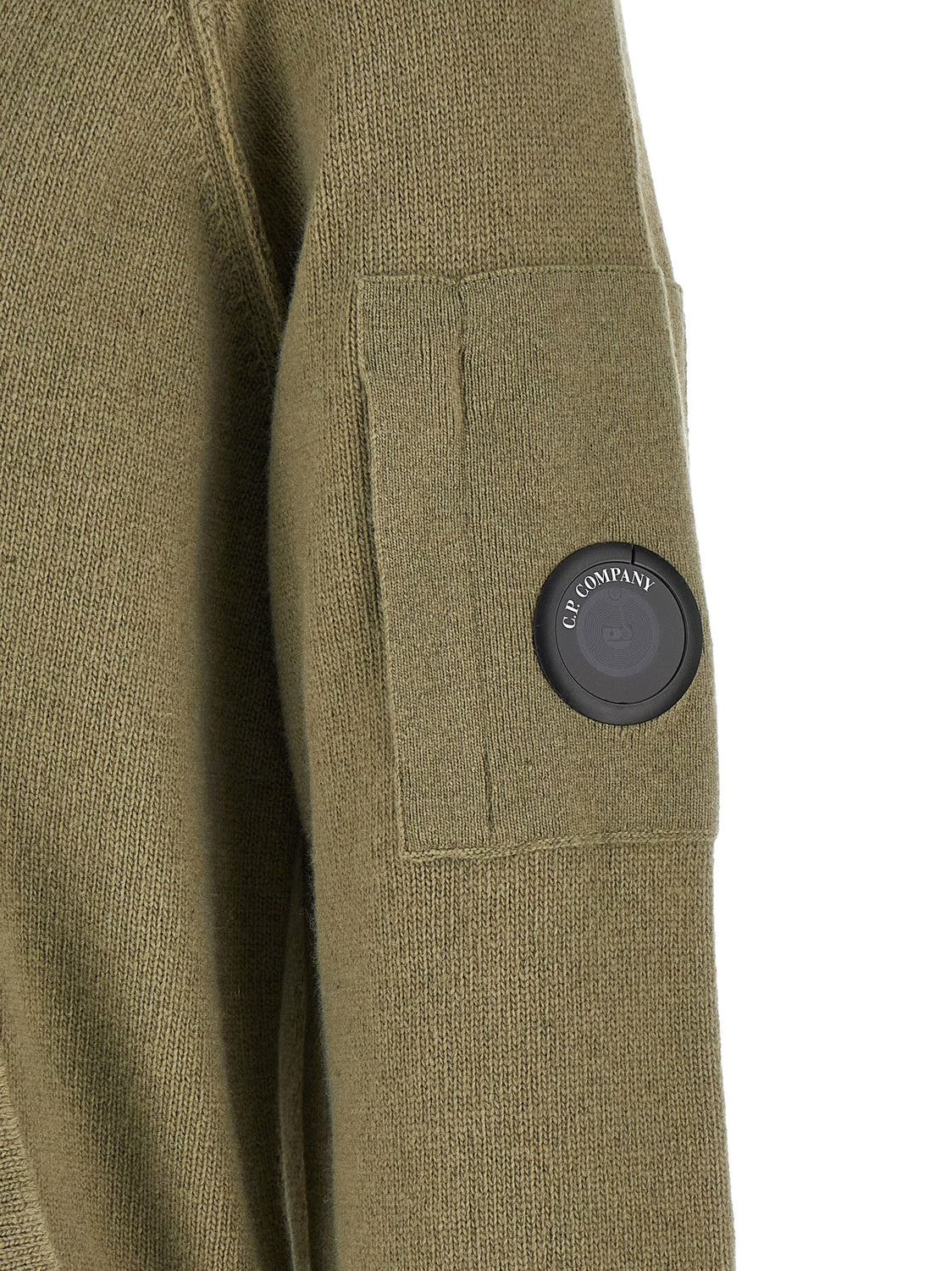 Bicolor Wool Cardigan