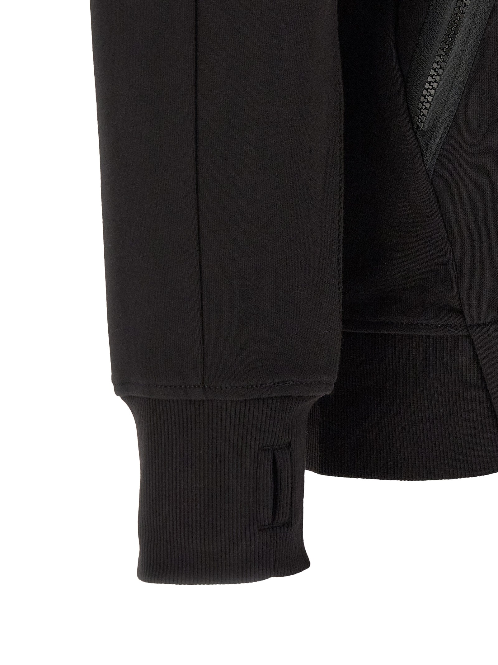 Black Cotton Sweatshirt