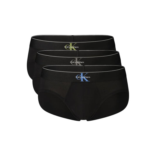 Black Cotton Men's Brief