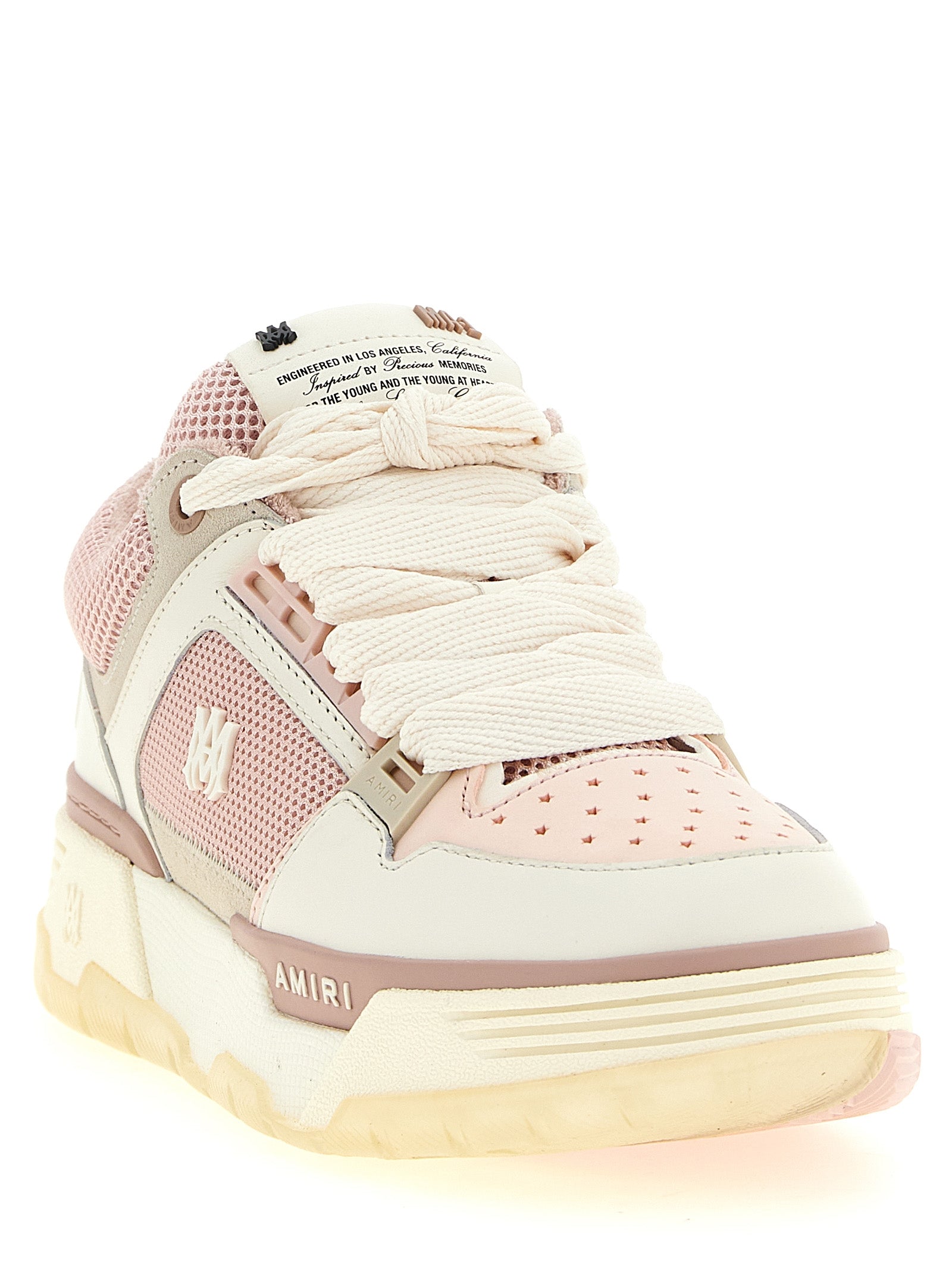 Multicolor Calfskin Chunky Sneakers