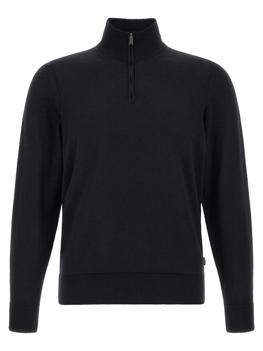 Black Virgin Wool Cardigan