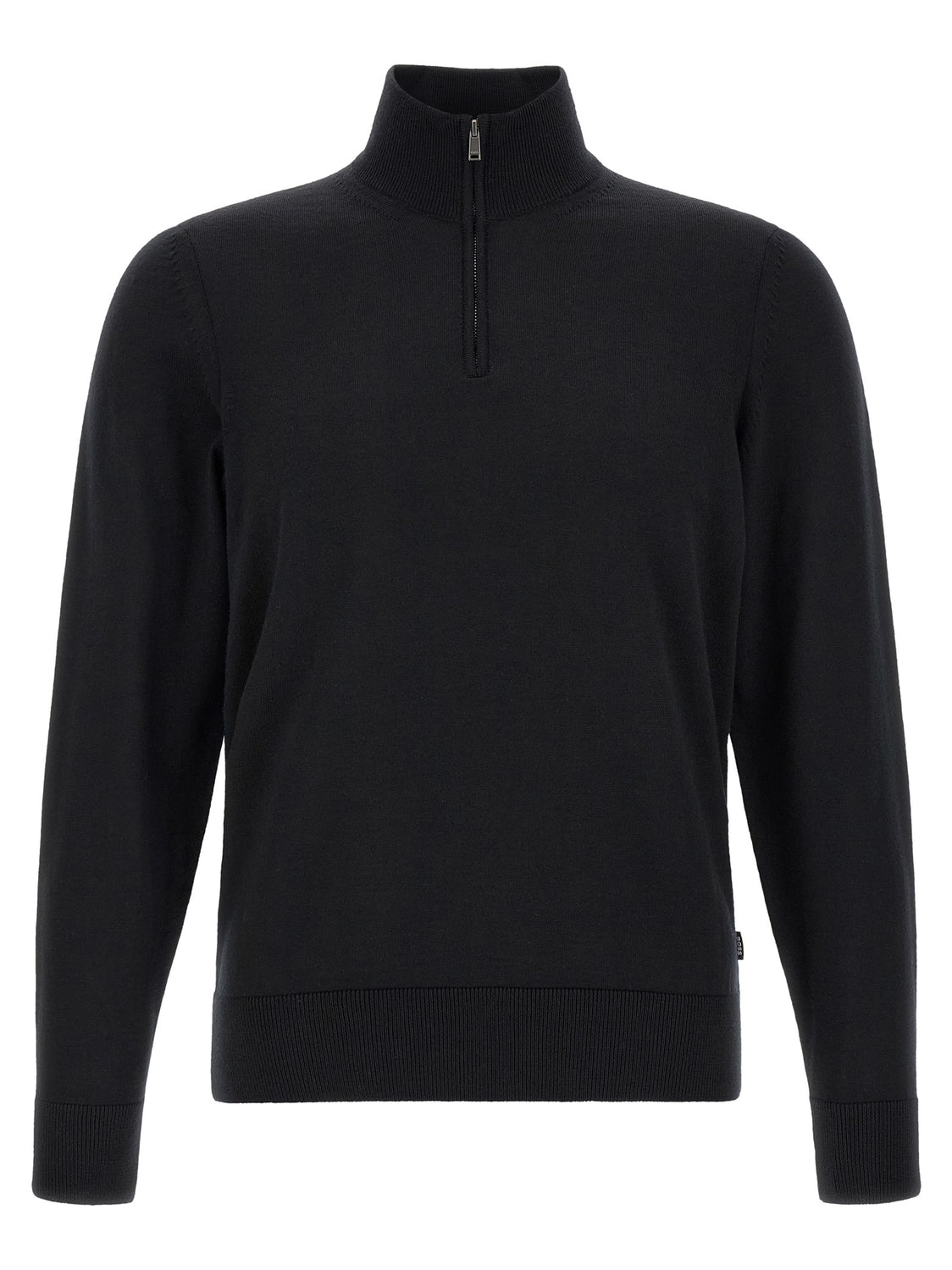 Black Virgin Wool Cardigan