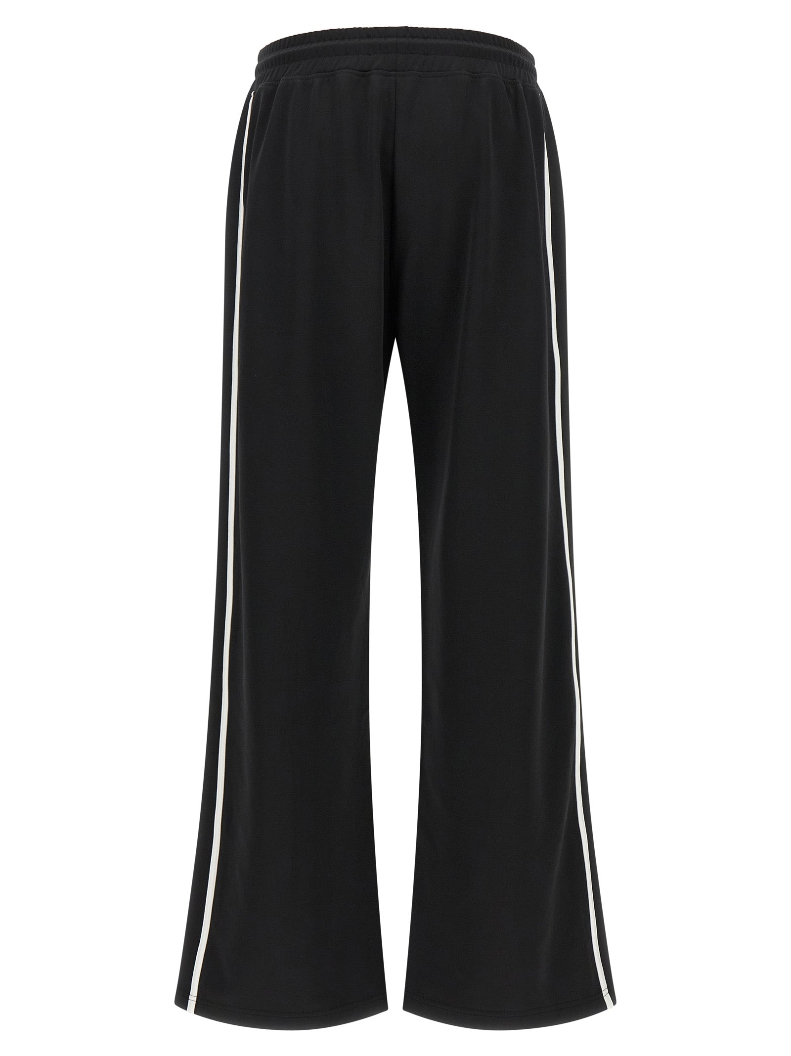 Black Polyester Joggers (Workout Pants)