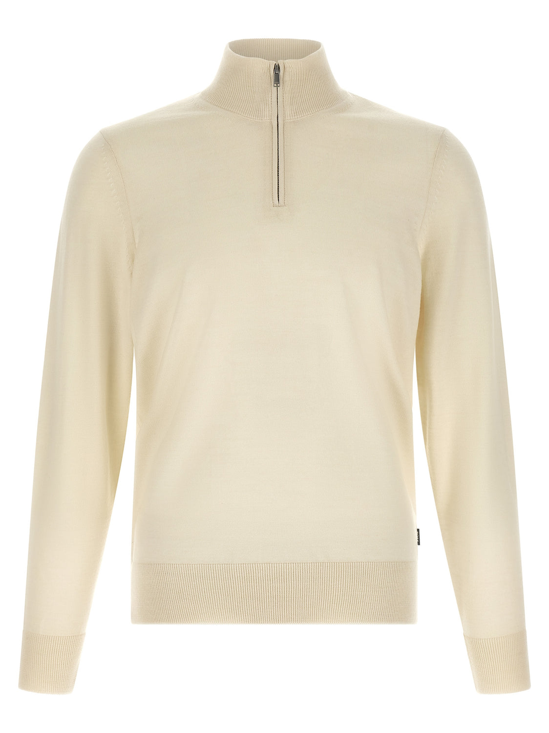 Beige Virgin Wool Cardigan
