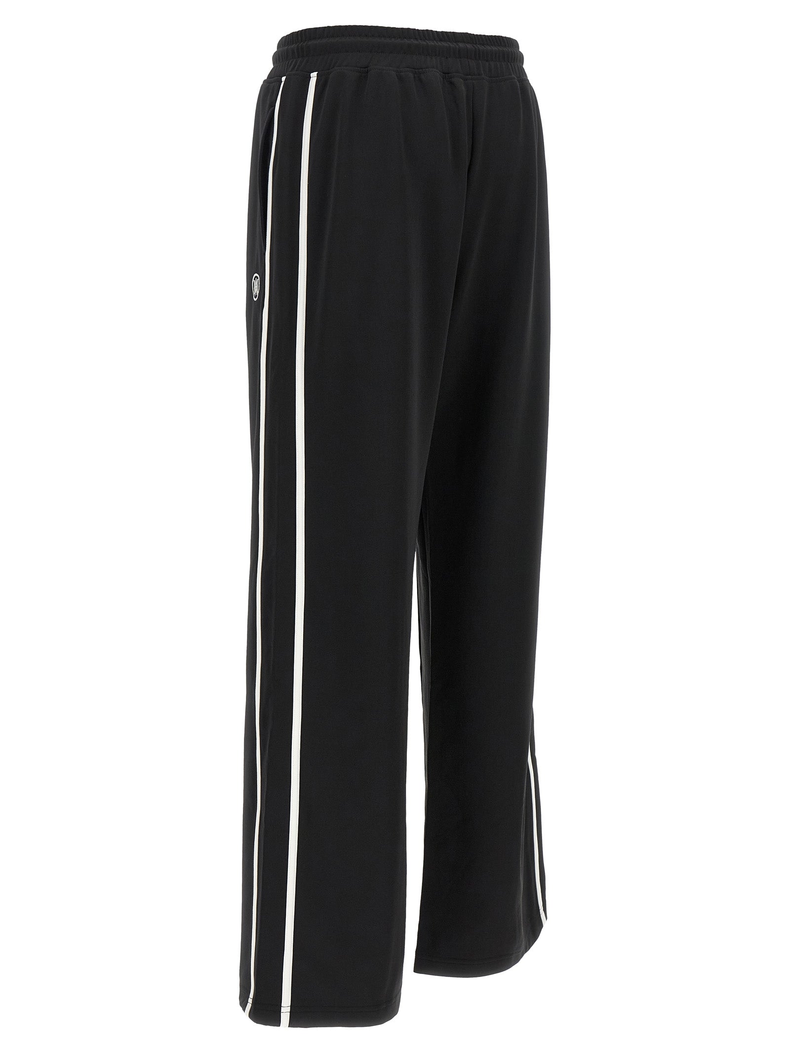 Black Polyester Joggers (Workout Pants)