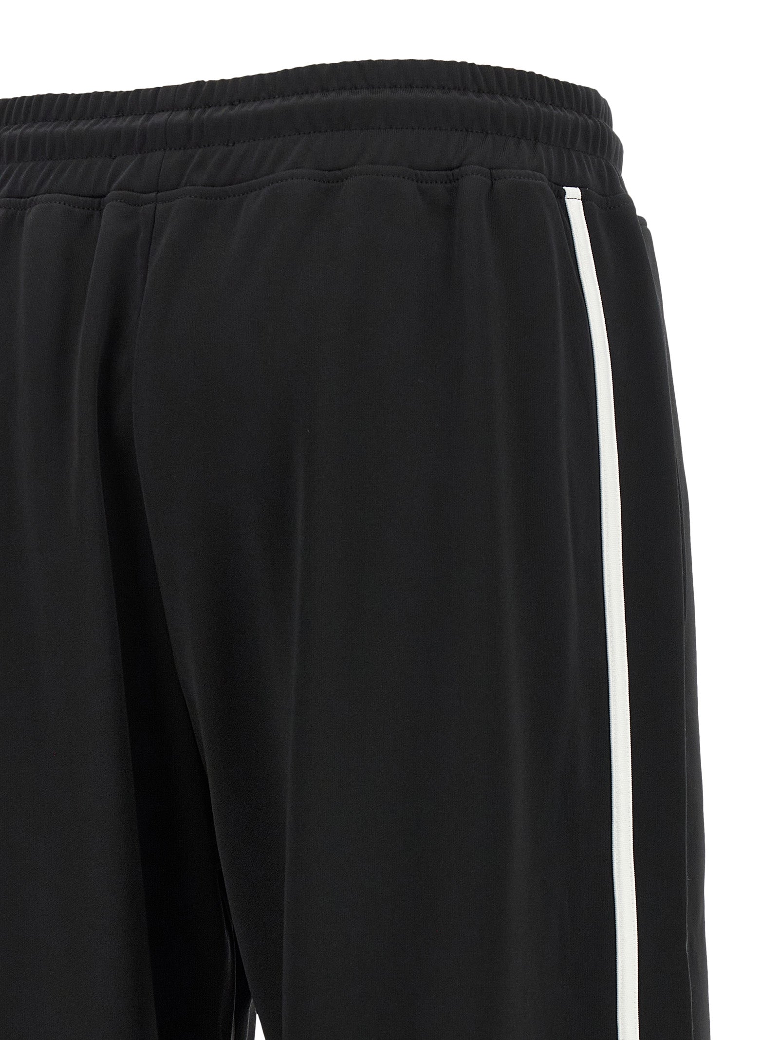 Black Polyester Joggers (Workout Pants)
