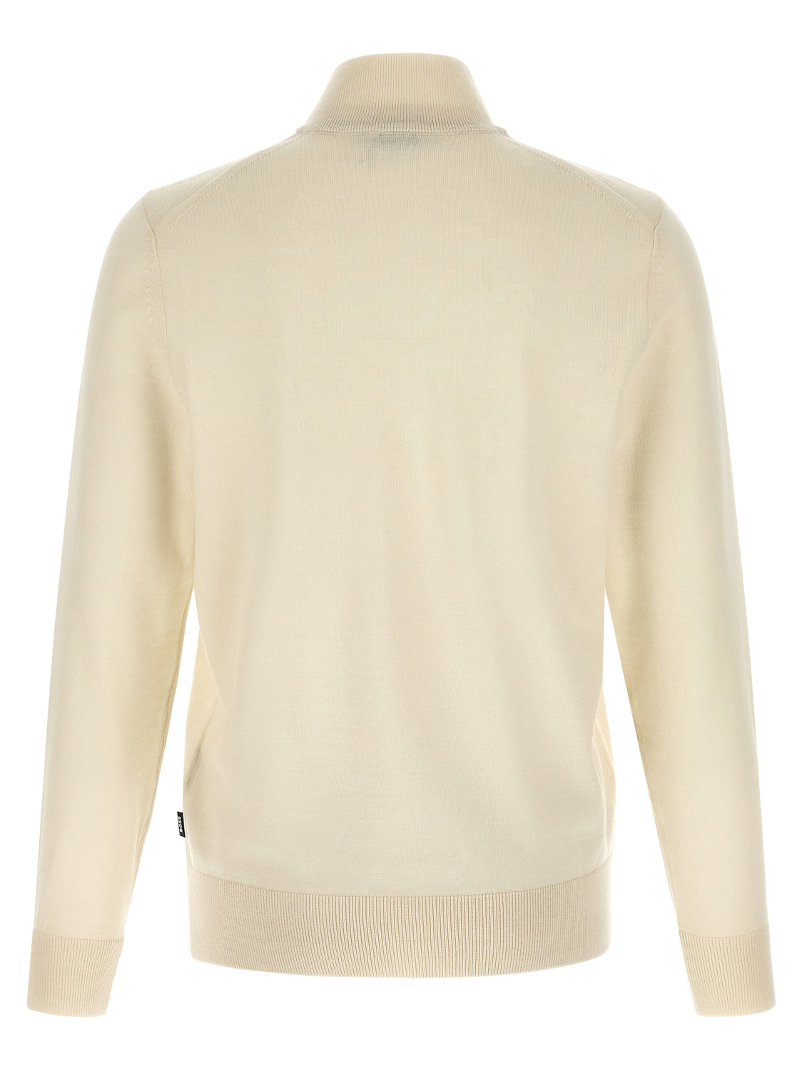 Beige Virgin Wool Cardigan