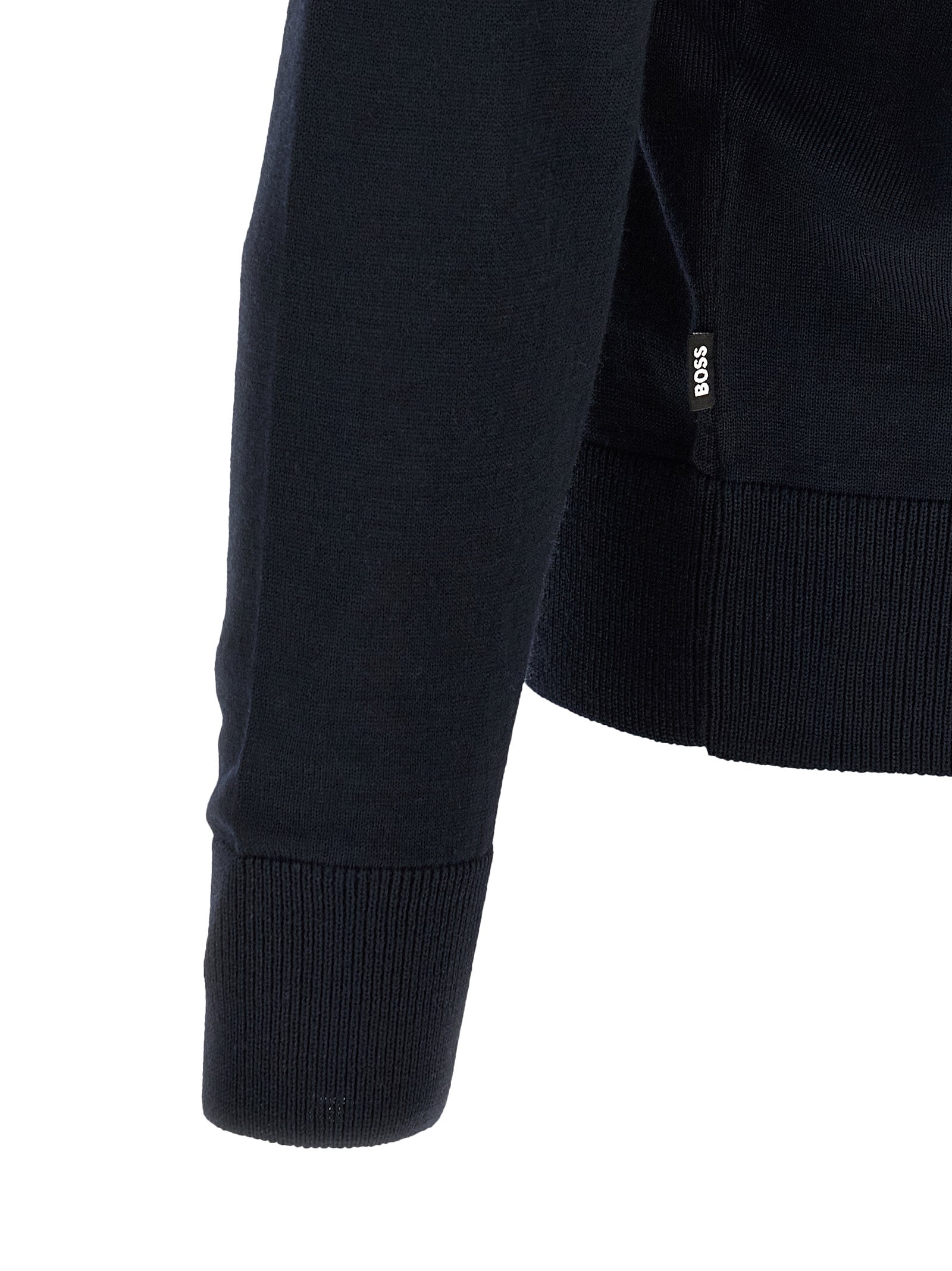 Blue Virgin Wool Cardigan