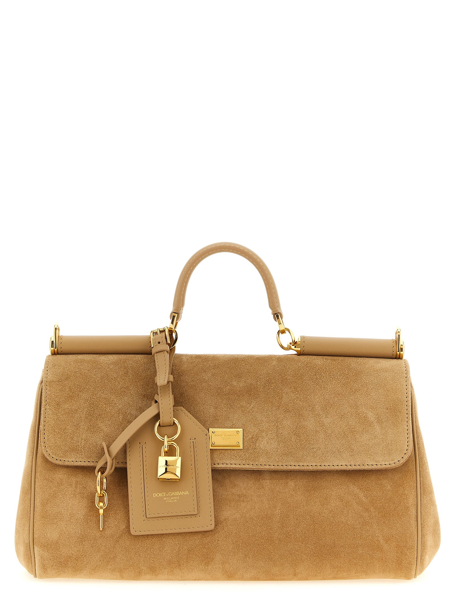 Beige Calfskin Handbag