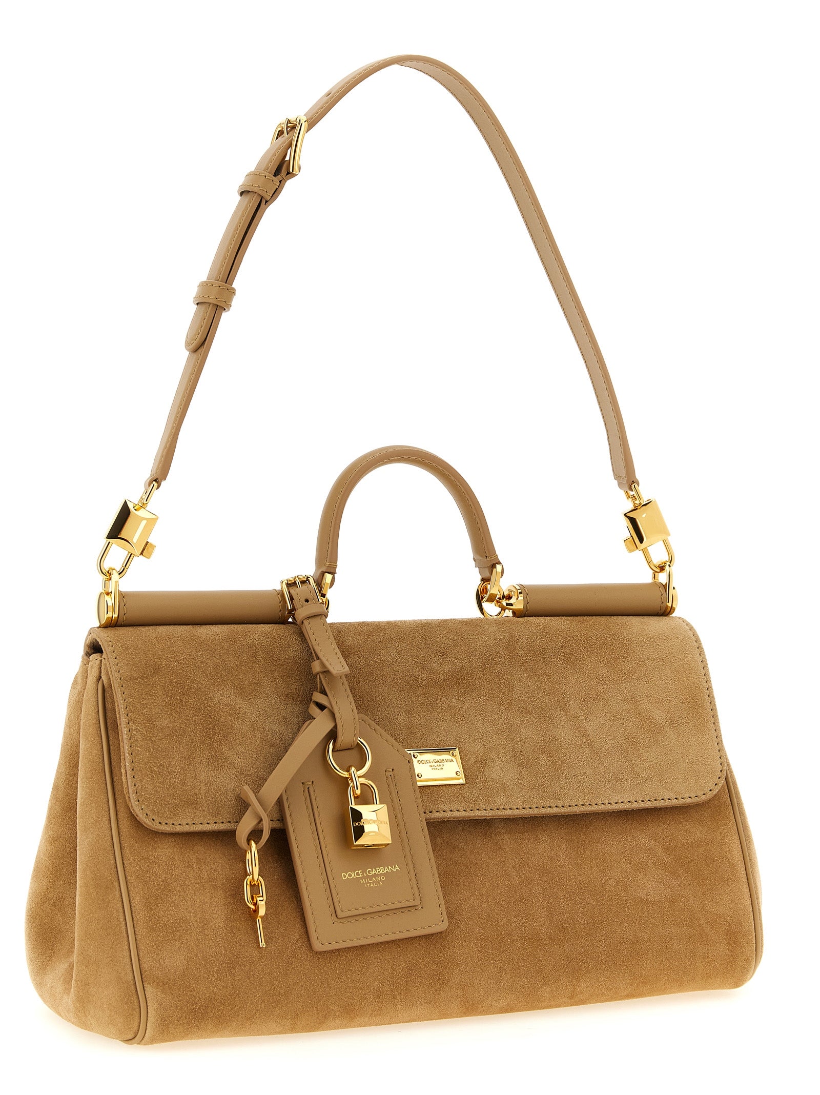 Beige Calfskin Handbag