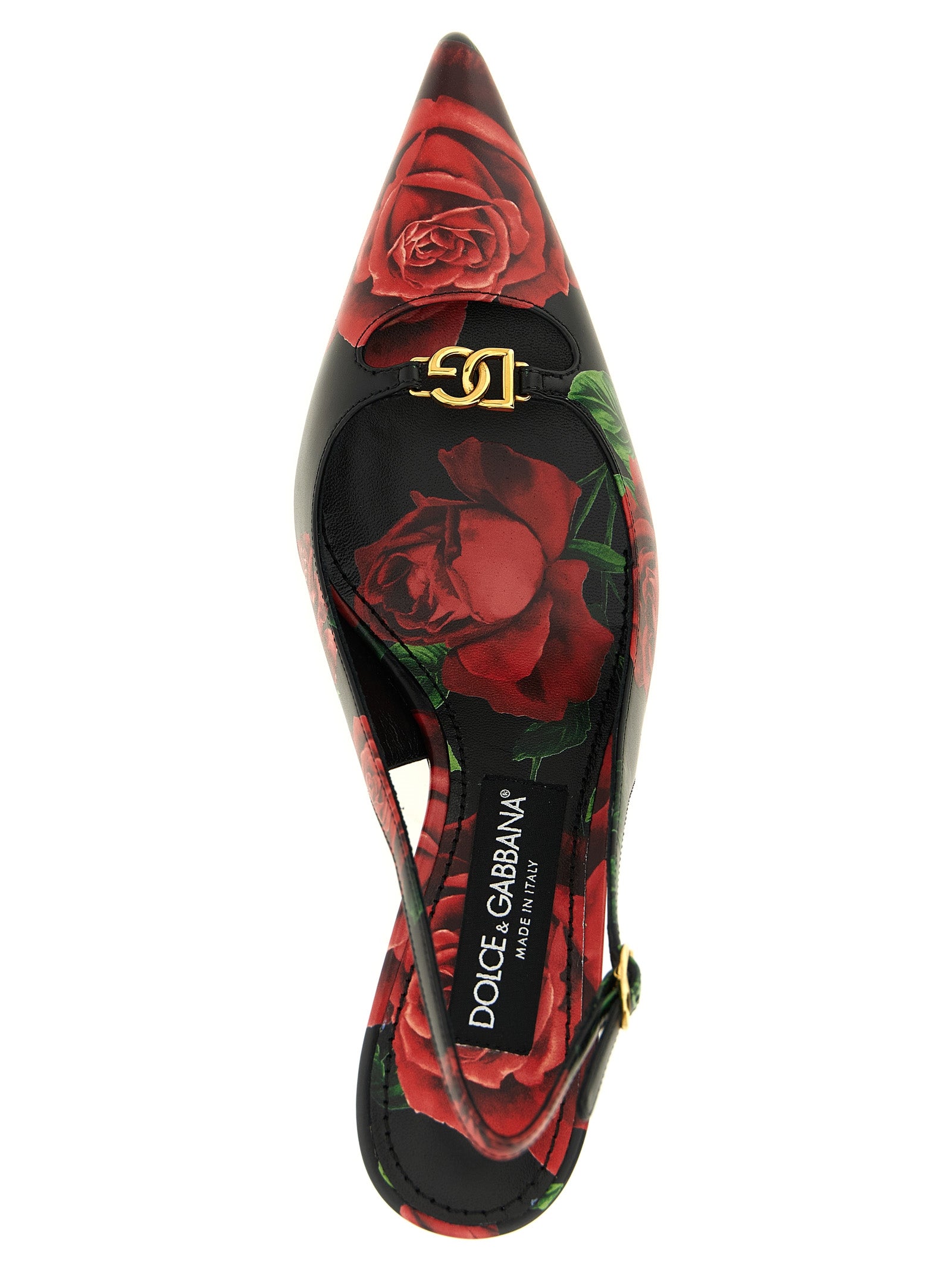 Multicolor Calfskin Mid Heel Pumps