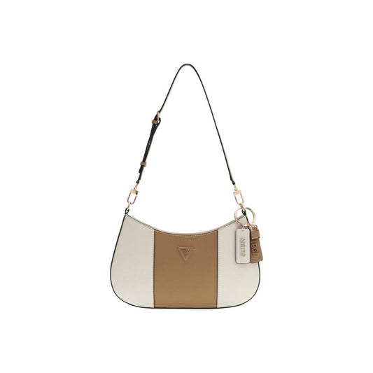 Beige Polyethylene Handbag