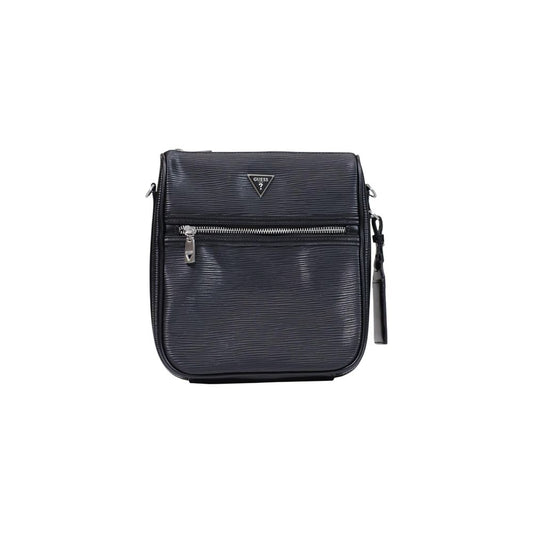 Black Polyethylene Shoulder Bag