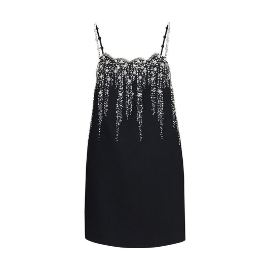 Black Wool Oves Aries Cocktail Dress