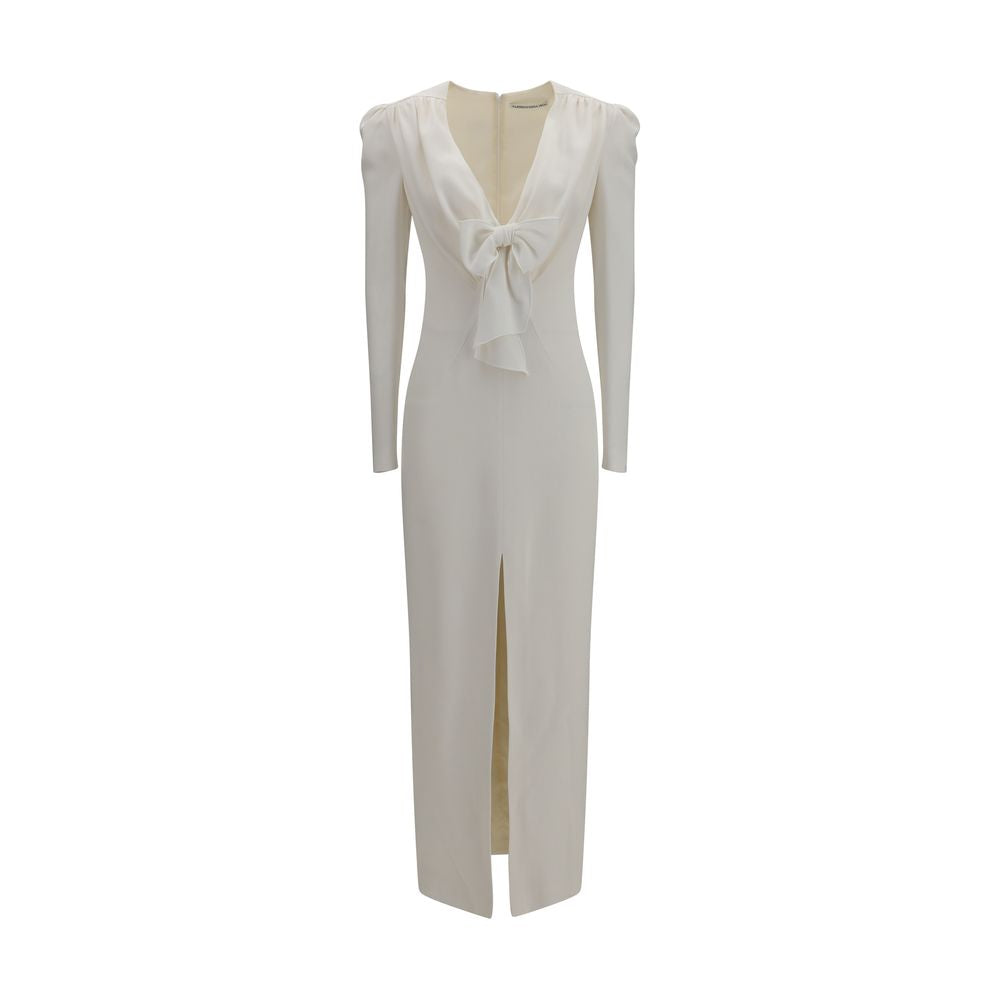 White Viscose Cocktail Dress