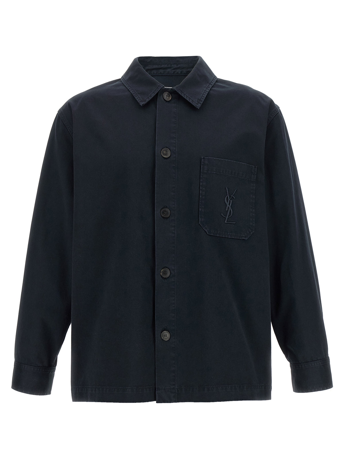 Blue Cotton Blouse