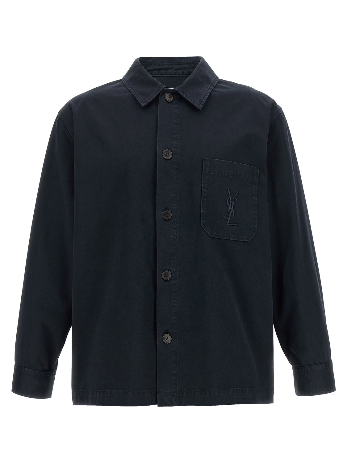 Blue Cotton Blouse