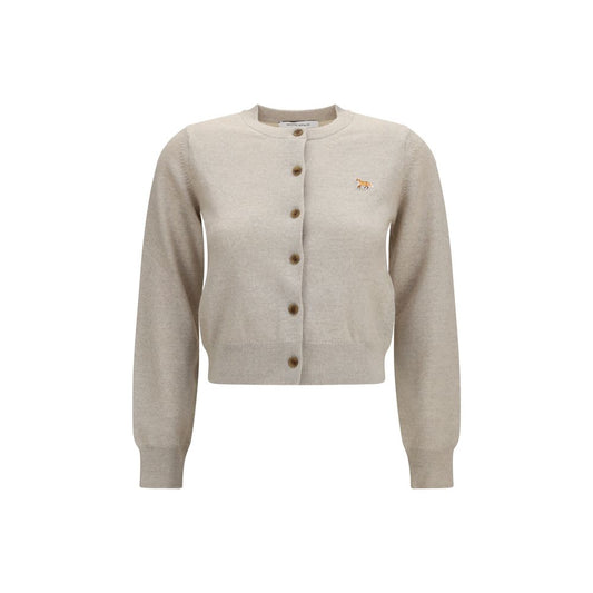 Beige Cotton Cardigan