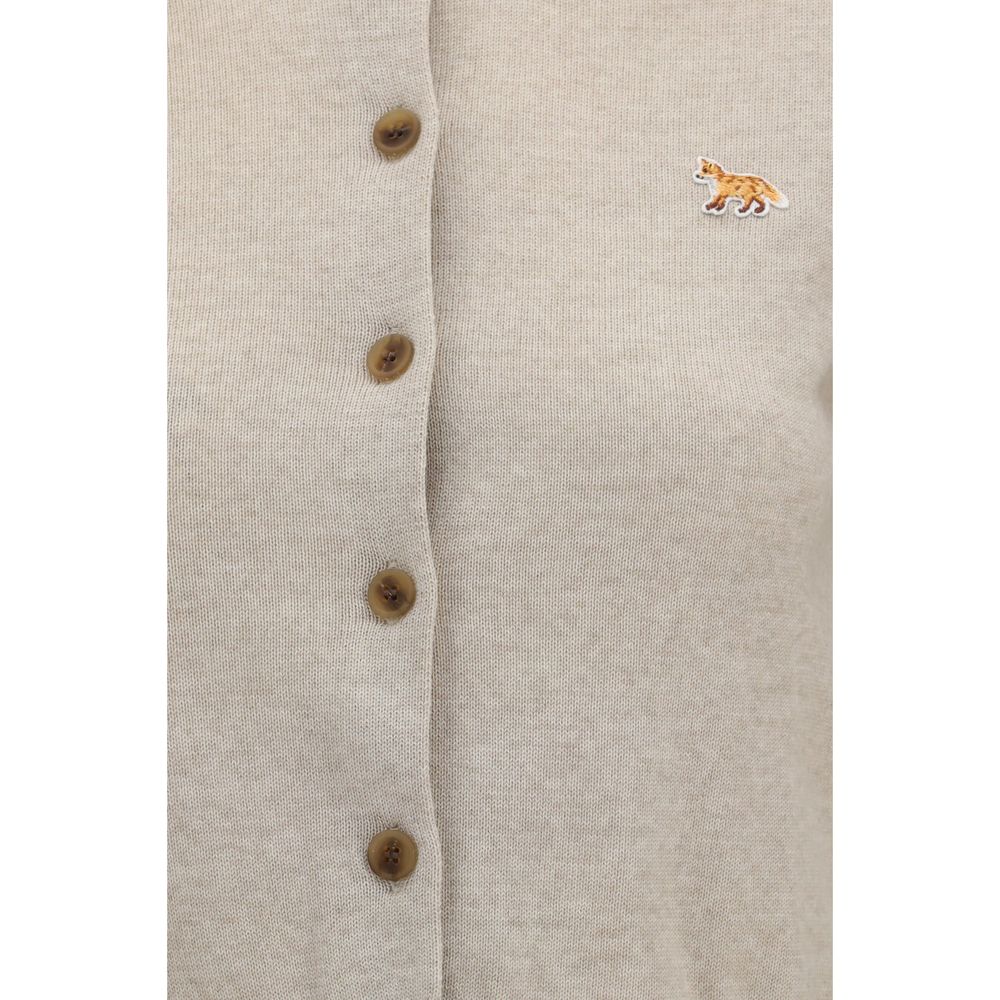 Beige Cotton Cardigan