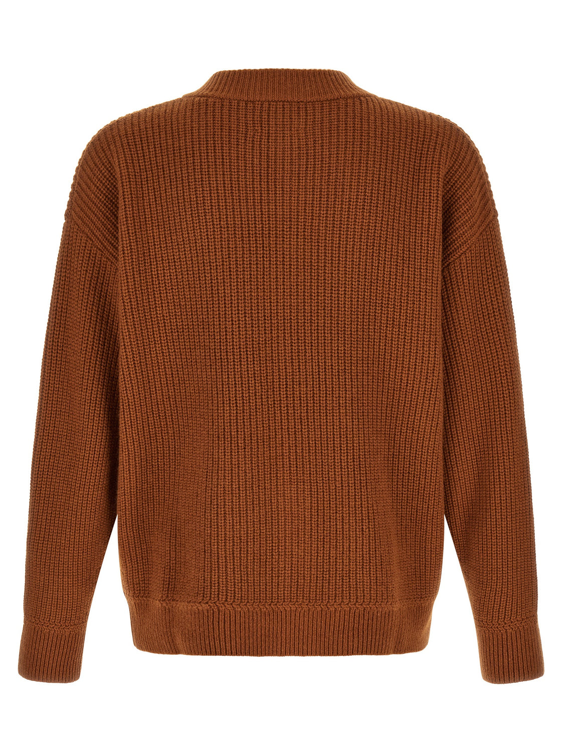 Brown Merino Wool Cardigan