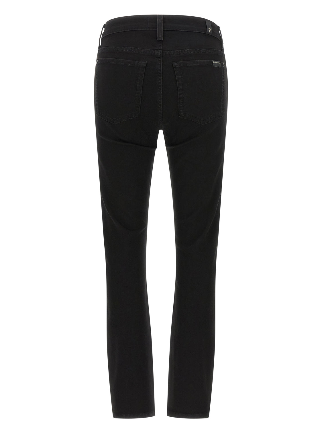 Black Cotton Skinny Jeans