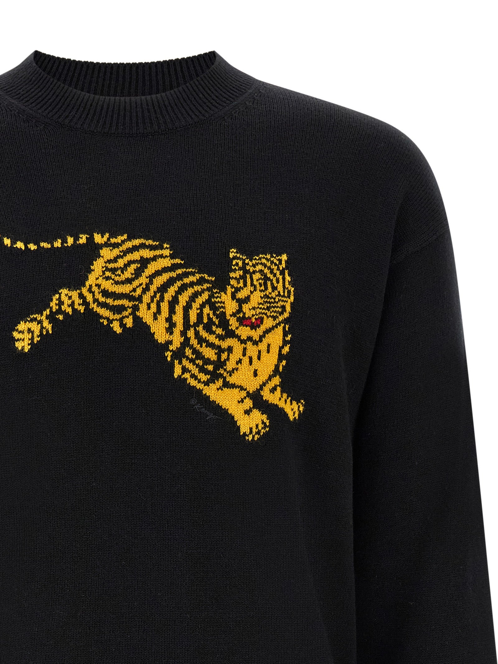 Black Cotton Sweatshirt