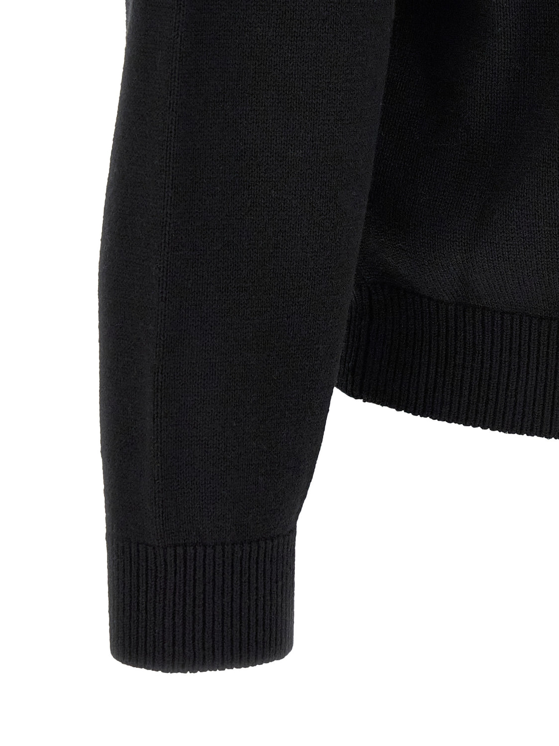 Black Cotton Sweatshirt