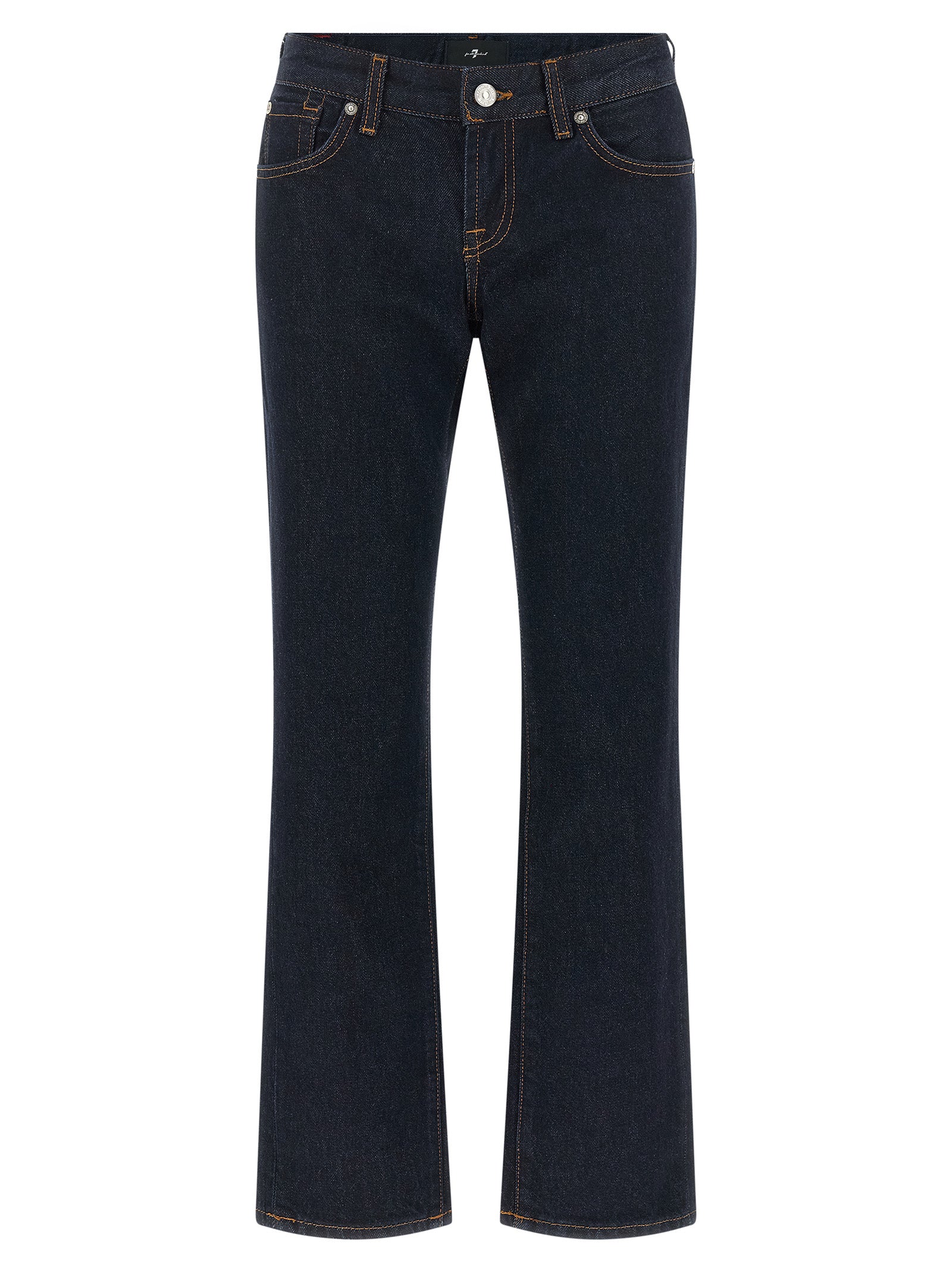 Blue Cotton Bootcut Jeans