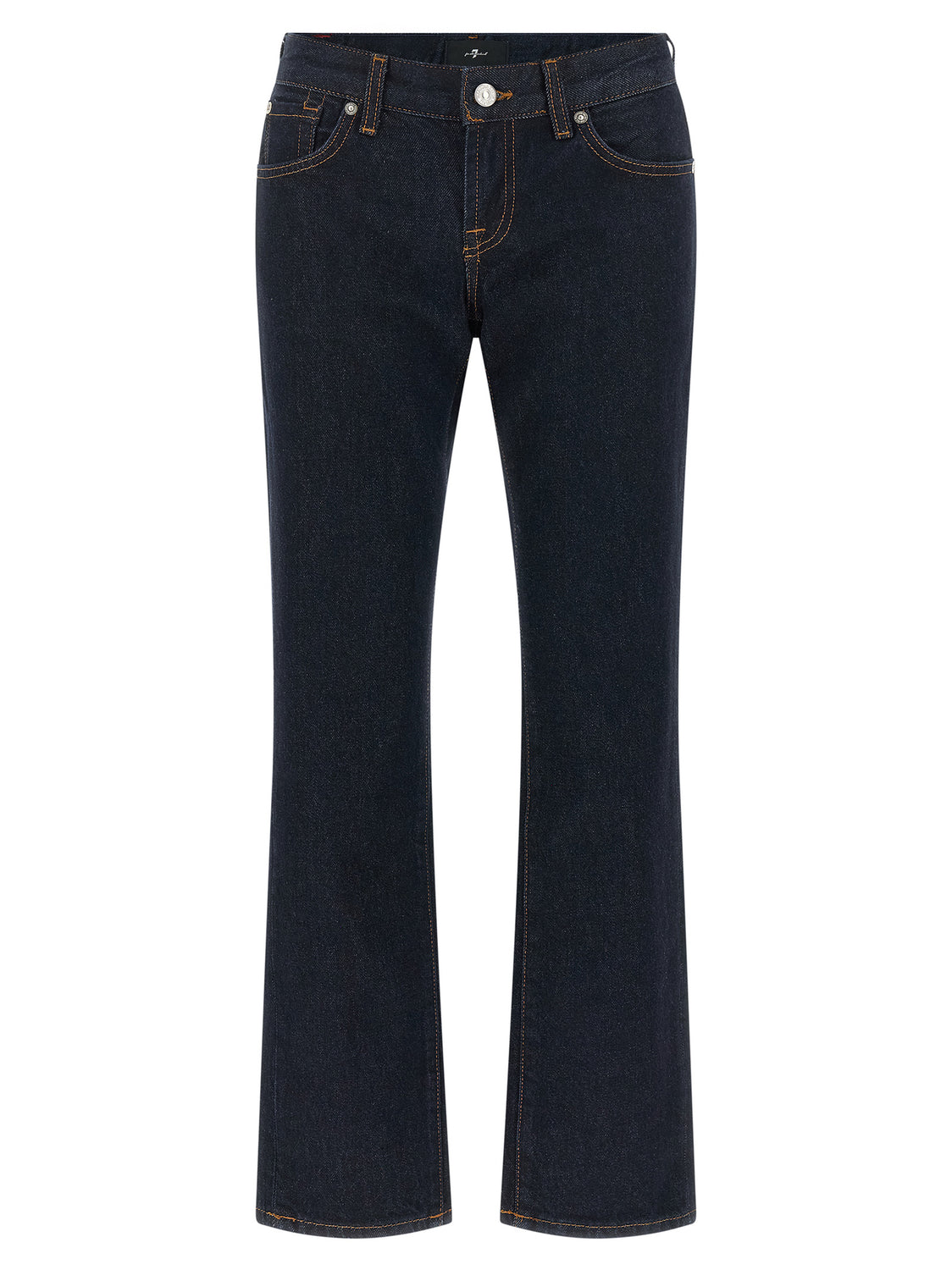 Blue Cotton Bootcut Jeans