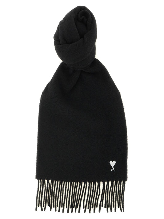 Black Wool Scarf