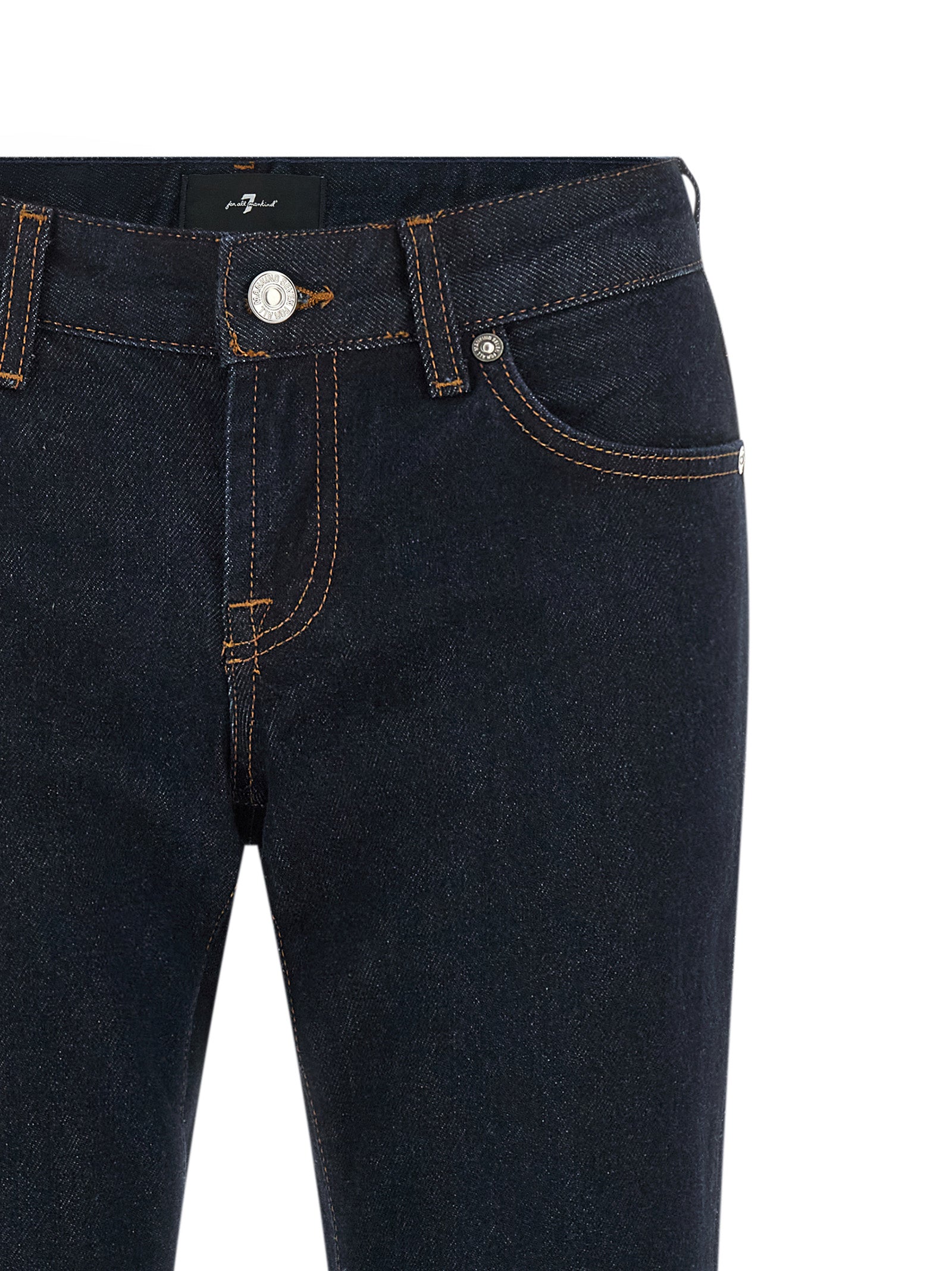 Blue Cotton Bootcut Jeans