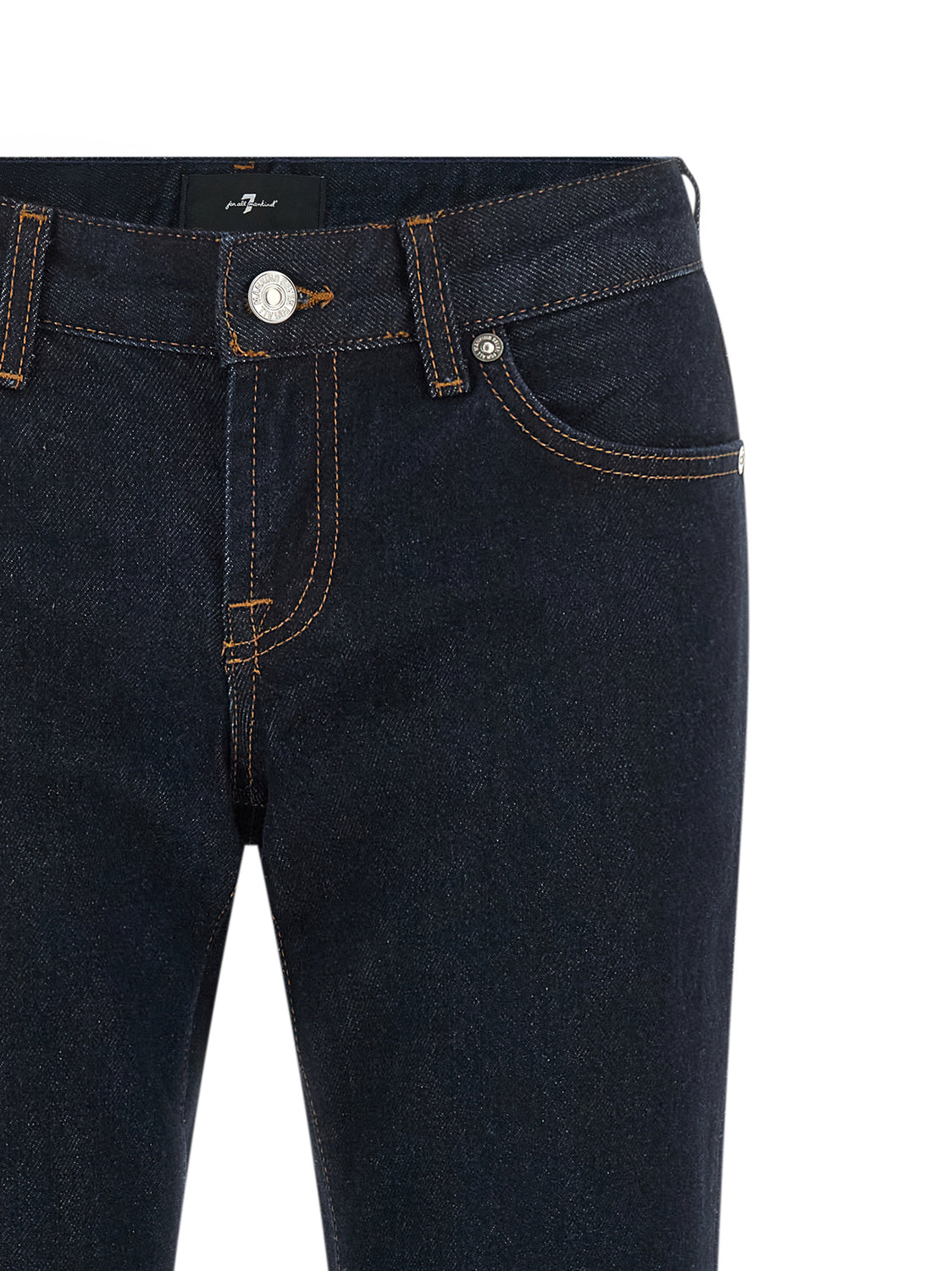Blue Cotton Bootcut Jeans