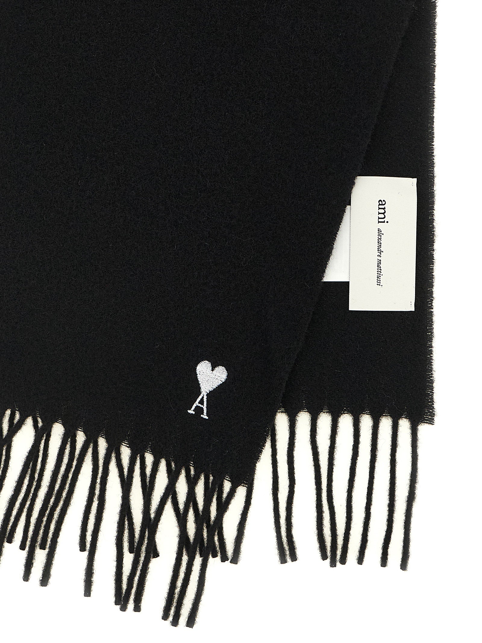 Black Wool Scarf