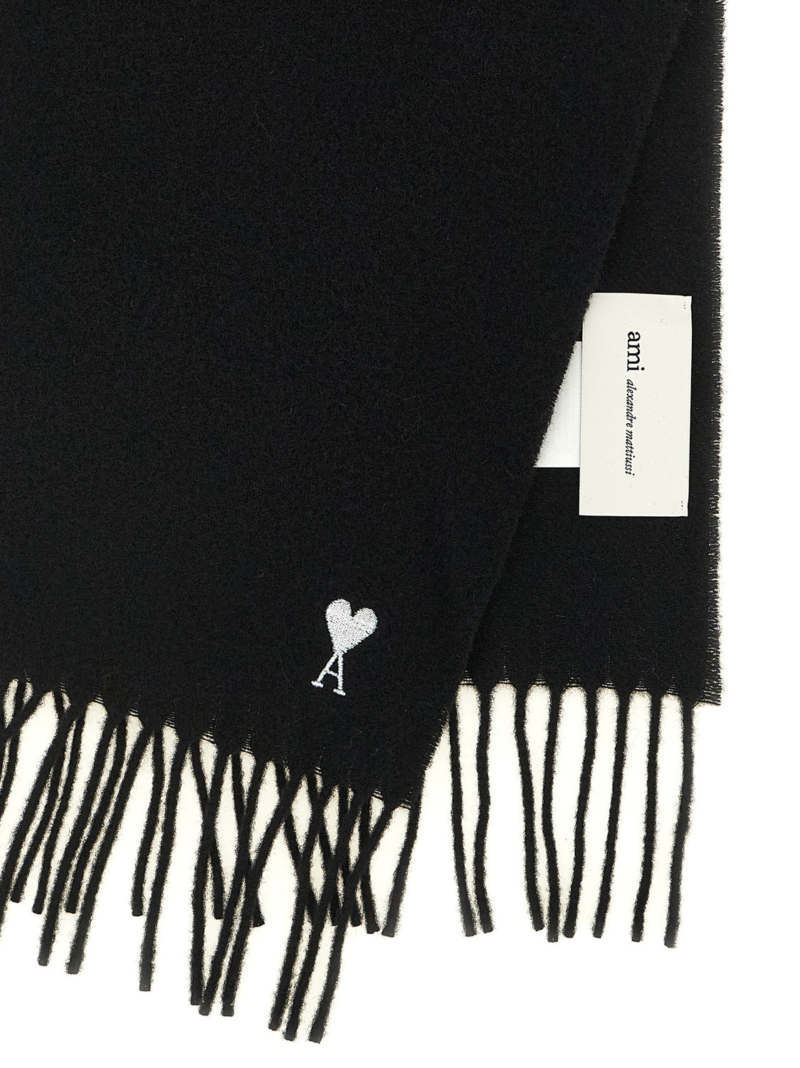 Black Wool Scarf