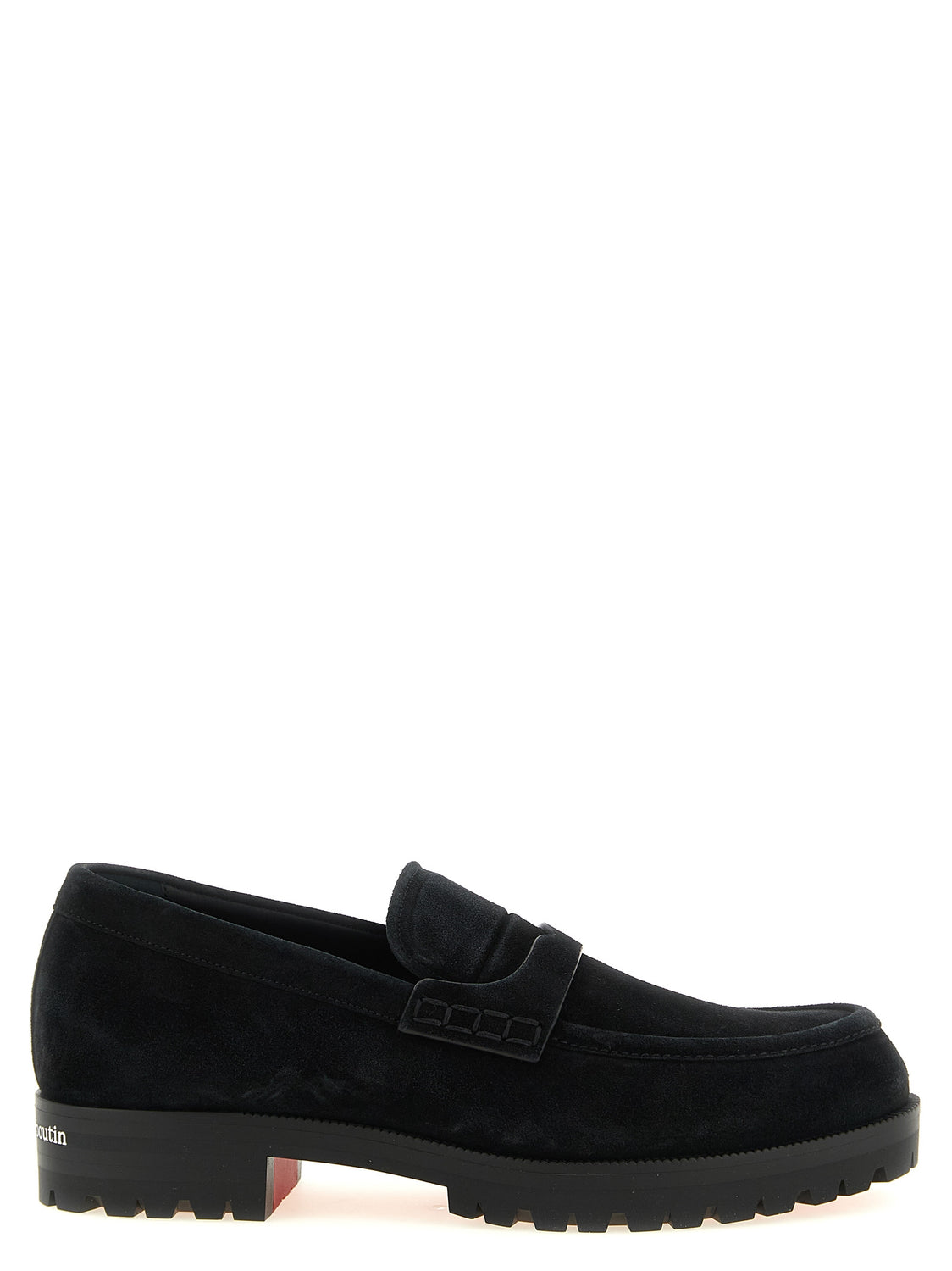 Black Calfskin Slip-On Loafers
