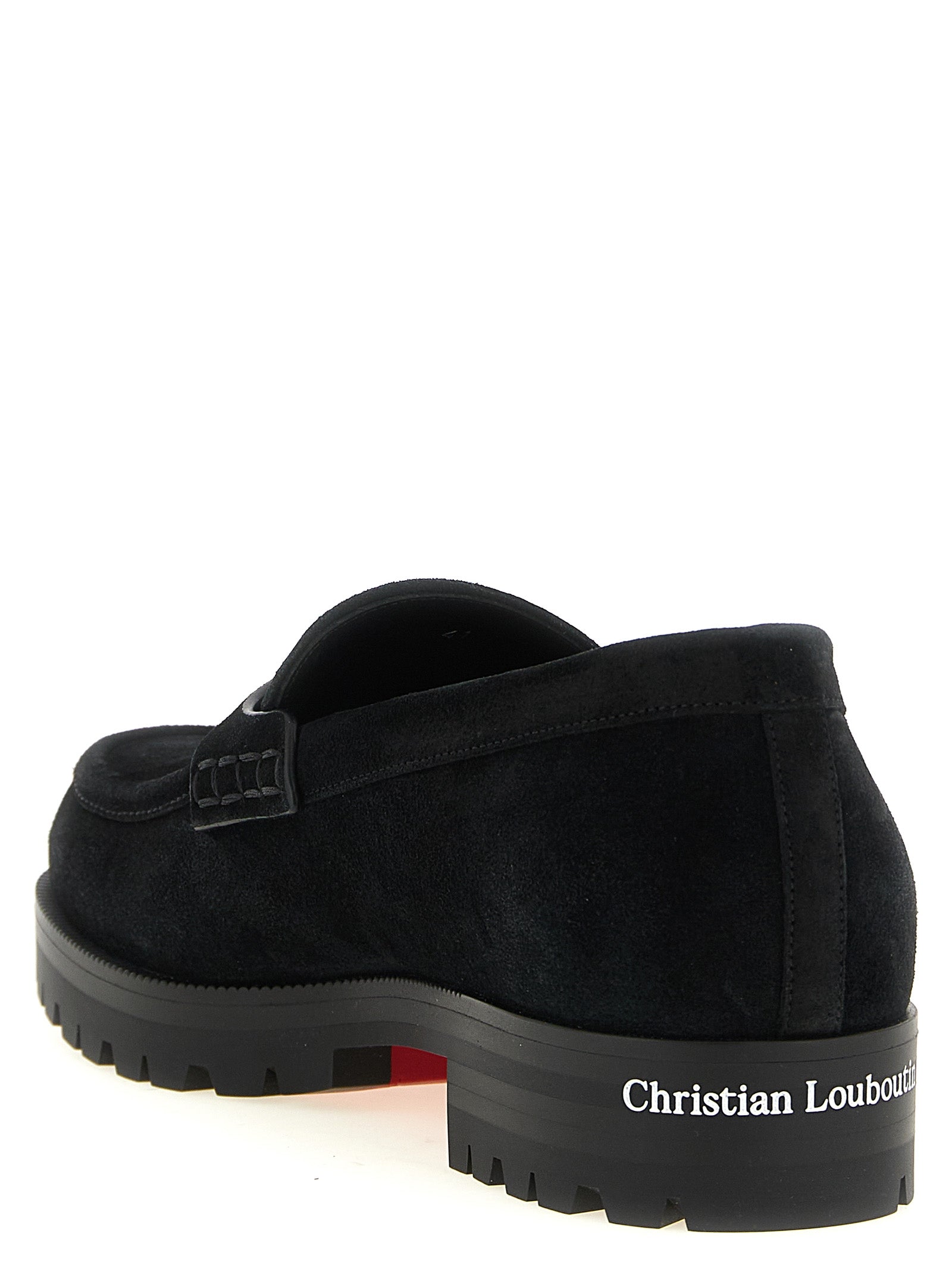 Black Calfskin Slip-On Loafers