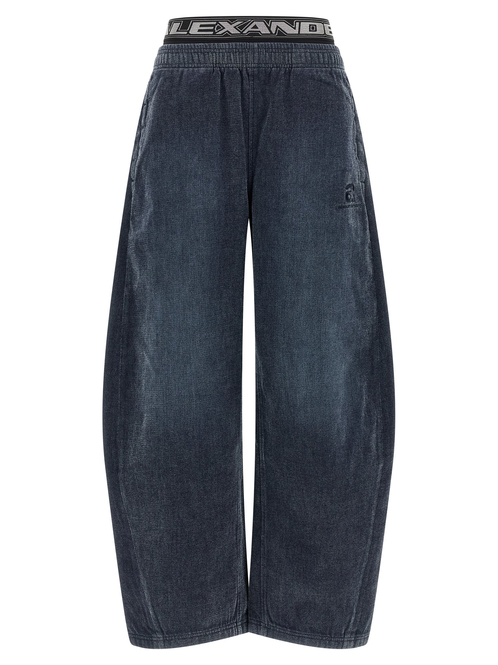 Black Cotton Casual Pants
