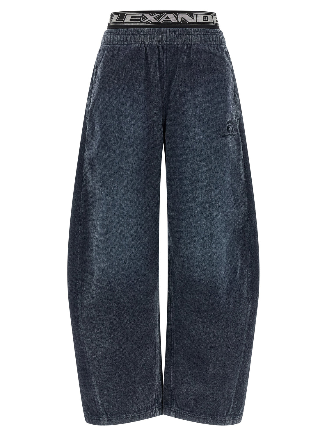 Black Cotton Casual Pants