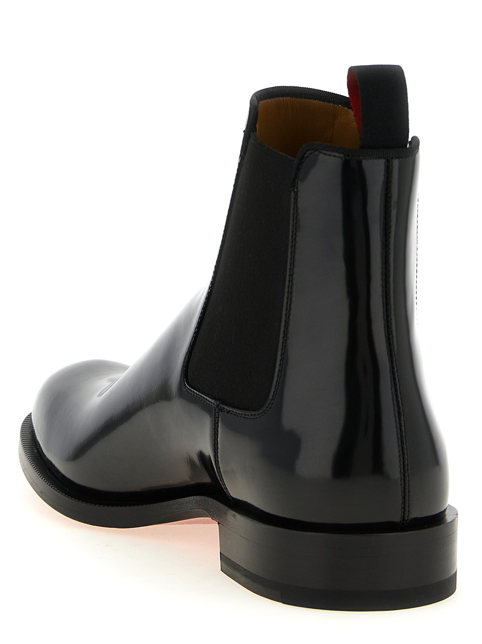 Black Calfskin Chelsea Boots